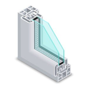 Perfil de pvc para ventanas y puertas
