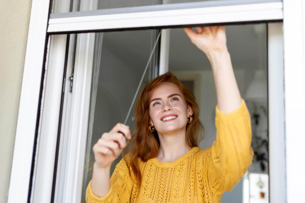 ventana de pvc blanco casa